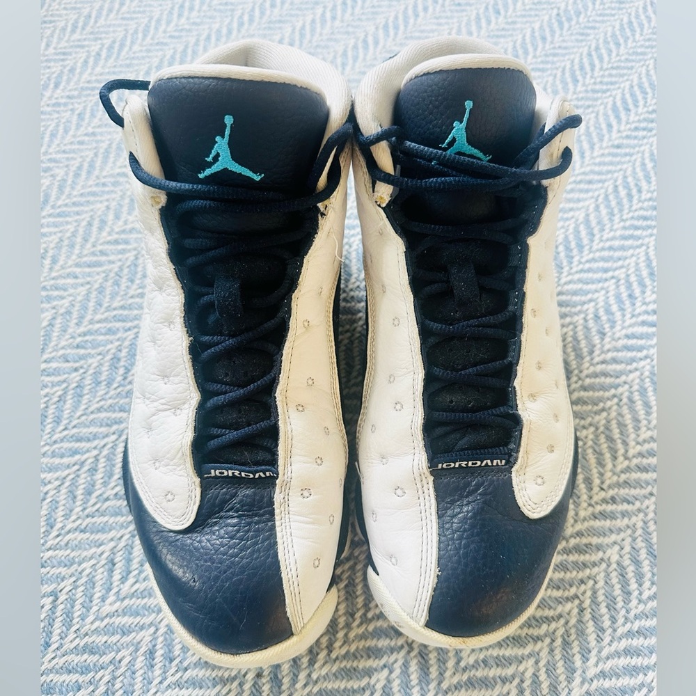 Nike Air Jordan 13 Retro White/DK Powder Blue Mens US8.0 414571-144